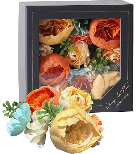 Amazon.co.jp: Un usual-store 花 入浴剤 ギフト レッド ローズ